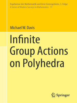 cover image of Infinite Group Actions on Polyhedra